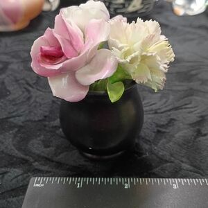 Vintage Radnor Bone China Miniature Floral Bouquet Beswick England 3 flowers